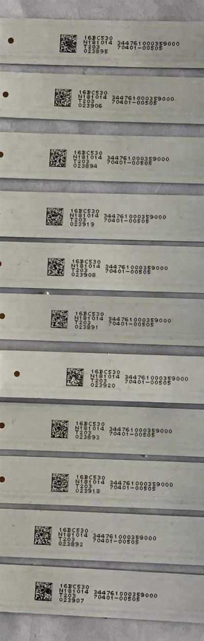 KIT DE LED´S PARA TV VIZIO ((INCOMPLETO SOLO 11 PIEZAS)) / NUMERO DE PARTE JL.D65061330-324AS-M_V02 / JL.D65061330-324AS-M / 70401-00505 / PANEL BOEI650WQ1 / MODELO D65X-G4 - Imagen 3