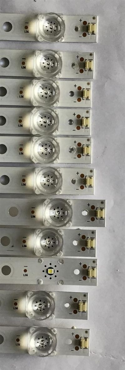 KIT DE LED´S PARA TV VIZIO ((INCOMPLETO SOLO 11 PIEZAS)) / NUMERO DE PARTE JL.D65061330-324AS-M_V02 / JL.D65061330-324AS-M / 70401-00505 / PANEL BOEI650WQ1 / MODELO D65X-G4 - Imagen 2