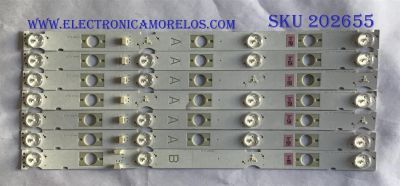 KIT DE LED´S PARA TV SONY 7 PIEZAS ORIGINALES / LB48009 / LB48009 V0_03 / LB48009 V1_04 / PANEL´S NS6F480DND01 / LSY480HN02-F02 / NS6F480DND06 / MODELO KDL-48W650D