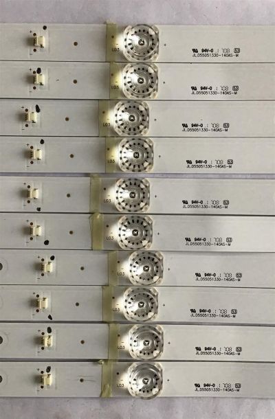 KIT DE LED´S PARA TV GPX (10 PIEZAS) / 035-550-3030-7 / JL.D55051330-140AS / 17AF530 / N170323 / T409 / PANEL LSC550FN18-W / MODELO TU5587B - Imagen 3