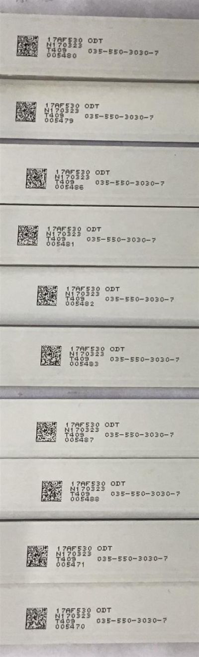 KIT DE LED´S PARA TV GPX (10 PIEZAS) / 035-550-3030-7 / JL.D55051330-140AS / 17AF530 / N170323 / T409 / PANEL LSC550FN18-W / MODELO TU5587B - Imagen 2