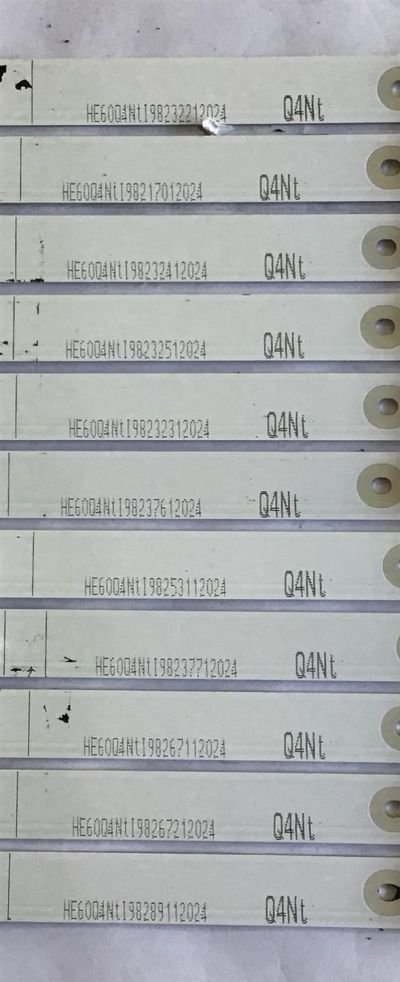 KIT DE LED'S PARA TV HISENSE (11 PIEZAS) / 1182314 / HISENSE_60_HD600N3U22_11X5_3030C_D6T-2D1_W15_55S1P / PANEL HD600N3U22-L2B / HD600N3U22-L2\S6\GM\ROH / MODELOS 60DU6070 /  60RGE - Imagen 2