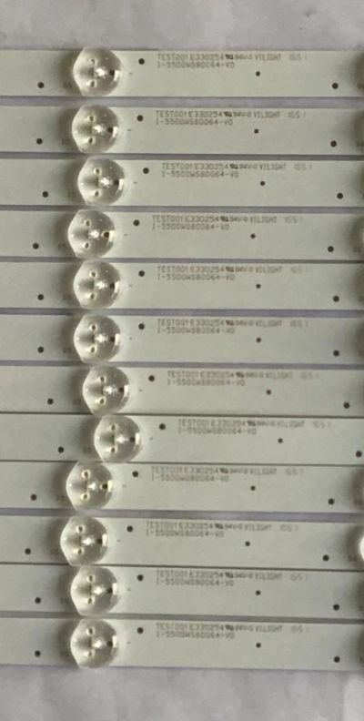 KIT DE LED'S PARA TV VIZIO (12 PIEZAS) / I-5500WS80064-V0 / 56380270341 / PANEL T550HVN08.6 / MODELO D55F-E2 LWZ2VPDT - Imagen 3