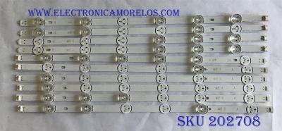 KIT DE LED'S PARA TV LG (10 PIEZAS) / 6916L-1879A / 6916L-1880A / LG INNOTEK DRT 3.0 55"_B TYPE SIGNAGE REV00_140114 / PANEL LD550DUE-(FG)(B6) / MODELO 55LS35A-5B