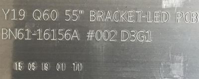 LED PARA TV SAMSUNG (1 PIEZA) / NUMERO DE PARTE BN96-46033A / BN61-16156A / STC550AZ9 / 19Y_RU8K_STC550AZ9_7020UCD_40LED_Rev1.0 / PANEL CY-NR055FGLV1H / MODELOS UE55NU / UN55NU / LH55QBR / UE55RU / MAS MODELOS EN DESCRIPCIÓN / ((MEDIDAS 1.20M X 15CM)) - Imagen 3