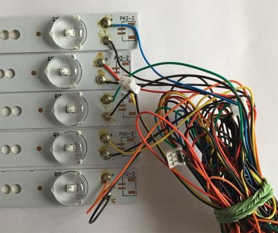 KIT DE LED'S PARA TV WESTINGHOUSE (5 PIEZAS) / GKB7.820.3815 / 50512-T2-S / PANEL T500HVN07.3 / MODELOS DWM50F3G1 TW-77521-A050D / DWM50F3G1 TW-77661-A050J / 1.0 M / - Imagen 3