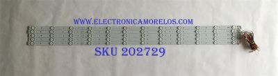 KIT DE LED'S PARA TV WESTINGHOUSE (5 PIEZAS) / GKB7.820.3815 / 50512-T2-S / PANEL T500HVN07.3 / MODELOS DWM50F3G1 TW-77521-A050D / DWM50F3G1 TW-77661-A050J / 1.0 M /
