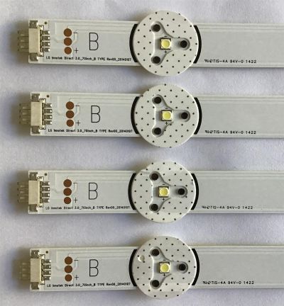 KIT DE LED'S PARA TV SHARP / LG INNOTEK DIRECT 3.0_70INCH_A / LG INNOTEK DIRECT 3.0_70INCH_B / LG INNOTEK DIRECT 3.0_70INCH_C / PANEL LK800D3GW10Z / MODELO LC-80LE632U / NOTA IMPORTANTE : KIT CUENTA ORIGINALMENTE 24 PIEZAS ((INCOMPLETO 23 PIEZAS))         - Imagen 5