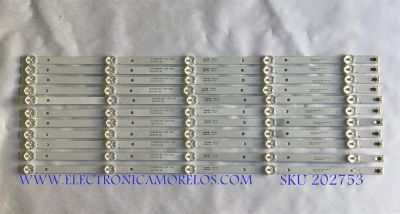 KIT DE LED'S PARA TV SEIKI ((INCOMPLETO SOLO 11 PZ)) / DLED60KJAH / 21006728 / MODELO SC-60UK850N
