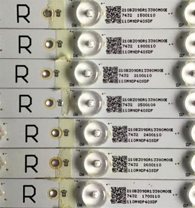 KIT DE LED'S PARA TV (28 PIEZAS) VIZIO / LBM550M0205-NP-1(L) / LBM550M0205-NQ-1(R) / PANEL TPT550V2-EQLSKA.G REV:55D / MODELO P55-E1 LTM7WMNT - Imagen 3