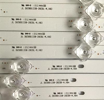 KIT DE LED'S PARA TV VIZIO (12 PIEZAS) NUMERO DE PARTE JL.D650B1330-202B / JL.D650B1330-202BR-M_V04 / JL.D650B1330-202BL-M_V03 / PANEL'S V650DJ4-D03 / V650DJ4-C03 / MODELOS V655-G9 / V655-H19 LINIZCRW / LINIZCNW  / V655-H9 - Imagen 2