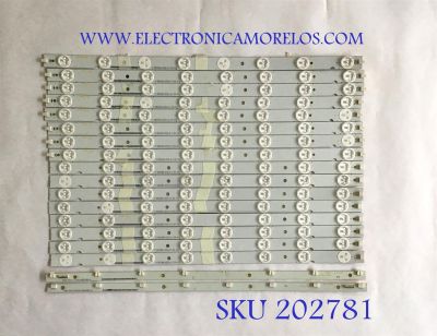 KIT DE LED'S PARA TV (16 PIEZAS) 500TT10 / 500TT09 / 500TT11 / PANEL TPT500J1-HVN04 REV:S16SD / MODELO E500I-B1E LTMWPLAP