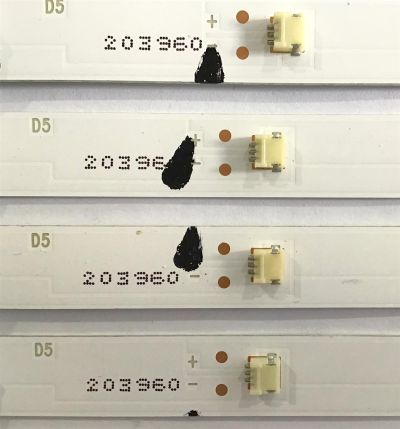 KIT DE LED'S PARA TV VIOS (4 PIEZAS) / CRH-K49T700N / CRH-K49T700NS3030T040984A / 8149010649028 / 203960 / PANEL CN49CN7280  / MODELO TV4919K / 95 CM /  - Imagen 2