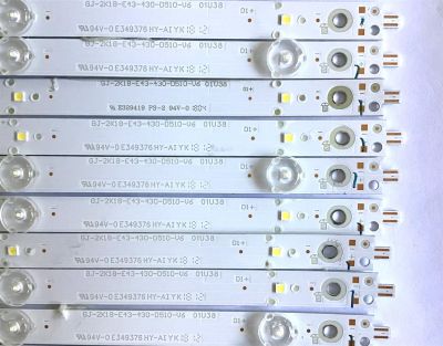 KIT DE LED'S PARA TV VIZIO (10 PIEZAS) / GJ-2K18-E43-430-D510-V6 / 210BZ05D0B334BH00D / 18126 / PANEL TPT430U3 -QVN03.U / MODELO E43-F1 LTTWWTKU - Imagen 3