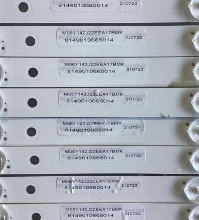 KIT DE LED'S PARA TV HAIER ( 12 PIEZAS) / 8149010665014 / CRH-K65K60030301206741 / MODELO 65UG2500 - Imagen 2