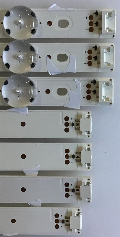 "KIT DE LED'S PARA TV LG / 6916L 2980A / 6916L 2981A / 6916L 2982A / 6916L 2983A / PANEL LC490DUE (FJ)(A1) / MODELO 49LJ510M / NOTA IMPORTANTE : KIT CUENTA ORIGINALMENTE 8 PIEZAS ((INCOMPLETO 7 PIEZAS))	" - Imagen 2