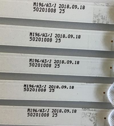 KIT DE LED'S PARA TV RCA (5 PIEZAS) / DLED50SMD 5X8 0001 / 50201008 / MODELO RNSMU5036-B / 96 CM /  - Imagen 4