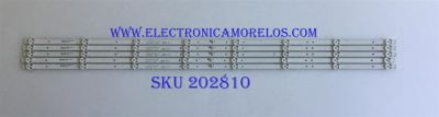 KIT DE LED'S PARA TV RCA (5 PIEZAS) / DLED50SMD 5X8 0001 / 50201008 / MODELO RNSMU5036-B / 96 CM / 