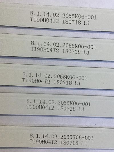 KIT DE LED'S PARA TV RCA (5 PIEZAS) / DS-LS55LB-5X9-MCPCB-V2 / T190H04I2 / 2055K06-001 / PANEL LSD550BA01 / MODELO RTU5540-D - Imagen 4