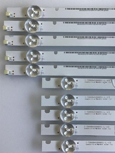 KIT DE LED'S PARA TV VIZIO / I-5000WS80091 / I-500WS80091-R-V3 / I-500WS80091-L-V3 / PANEL T500QVN03-7 / MODELOS E50-F2 LWZ2WYMU / E50-F2 - Imagen 2