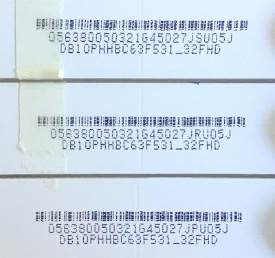 KIT DE LED'S PARA TV VIZIO (3 PIEZAS) / E162061 / 56380050321 / 130816-WS-320-021-Lakers-A5 / PANEL LSC320HN04-002 / MODELOS E320FI-B2 / E320FI-B2 LWZQPKMQ - Imagen 3