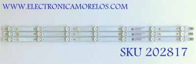 KIT DE LED'S PARA TV INSIGNIA (3 PIEZAS) / LB32115 / 210BZ07D0B33MDC00L / LB32115 V0_00 / PANEL TPT315B5-1A058.L REV:S28L / MODELO NS-32DF310NA19