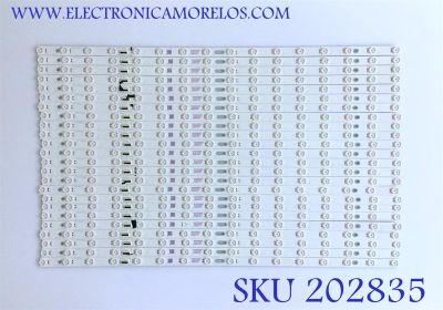 KIT DE LED'S PARA TV VIZIO (24 PIEZAS) NUMERO DE PARTE  LB65063 / LB65063 V3_00 / EX65T56005 / 3C200C200 / PANEL T650QVF09.0 / T650QVF09.2 / MODELO PQ65-F1 / PX65-G1 / 74 CM / 