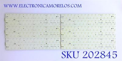 KIT DE LED'S PARA TV LG (10 PIEZAS) ((COMPLETO)) / 6916L-0079A / 470065 / 0948(090829) / PANEL LC470WUL / MODELO SV472XVT / 52 CM X 11 CM / 