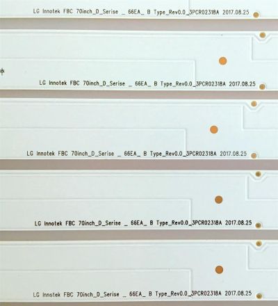 KIT DE LED'S PARA TV VIZIO (12 PIEZAS) / 3PCR02317A / 3PCR02318A / LG INNOTEK FBC 70INCH_D_SERISE_66EA_B / LG INNOTEK FBC 70INCH_D_SERISE_66EA_A / MODELO D70-F3 - Imagen 3