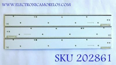 "KIT DE LED'S PARA TV SAMSUNG / BN96-32155A / BN96-32156A / 32155A / 32156A / PANEL'S CY-KH075FSLV1H / LSF750FF01-G03 / MODELOS QN75Q9FAMF / UN75HU8550FXZA /   / NOTA IMPORTANTE : KIT CUENTA ORIGINALMENTE 4 PIEZAS ((INCOMPLETO 3 PIEZAS))	"