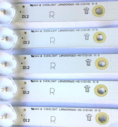 KIT DE LED'S PARA TV VIZIO (14 PIEZAS) / LBM650M0601 / LBM650M0701 / LBM650M0701&amp;0101-HR-1(0)(L) / LBM650M0601-HS-1(0)(R) / PANEL TPT650J1-QUBN90.K / MODELO E65-F1 LTMUWVLU - Imagen 3