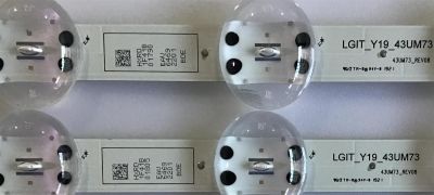 KIT DE LED'S PARA TV LG ((3 PIEZAS)) / NUMERO DE PARTE EAV64692201 / LGIT_Y19_43UM73 / 43UM73_REV08 / PANEL'S NC430DQG-ABHX1 / NC430DQG-ABHX3 / DISPLAY HV430QUB-N1D / MODELOS 43UM7300AUE / 43UM7300AUE.BUSFLJM / 43UM7300PUA / 43UM7300PUA.AUSFLJM - Imagen 3