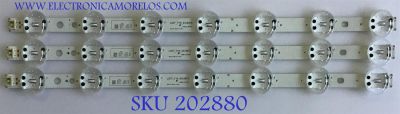 KIT DE LED'S PARA TV LG ((3 PIEZAS)) / NUMERO DE PARTE EAV64692201 / LGIT_Y19_43UM73 / 43UM73_REV08 / PANEL'S NC430DQG-ABHX1 / NC430DQG-ABHX3 / DISPLAY HV430QUB-N1D / MODELOS 43UM7300AUE / 43UM7300AUE.BUSFLJM / 43UM7300PUA / 43UM7300PUA.AUSFLJM