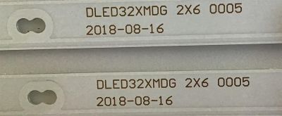 KIT DE LEDS ORIGINAL PARA TV ONN / ELEMENT / 2 PIEZAS / NUMERO DE PARTE DLED32XMDG / 850226422 / DLED32XMDG 2X6 0005 / PANEL HV320WHB-N56 / CV320H1-F01 / C320X18-E8C-H / MODELOS ONA32HB19E03 / ELEFW328 - Imagen 2