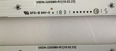 KIT DE LEDS ORIGINAL PARA TV SAMSUNG 2 PIEZAS / NUMERO DE PARTE 46575A / L1_N5K_C2H_FAM_S5(1)_R1.0_SID_100_LM41-00616A / V8DN-320SM0-R1 / LM41-00616A / PANEL CY-JN032AGLR3V / MODELO UE32N4005AW / UN32J4290AFXZX LA01 - Imagen 3