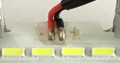 LED PATA PARA MONITOR VIOTEK ( 1 PIEZA ) / DOJ.E370.10006.B01-360MA-60V / 190704 / 671-34C10-21005 / 671-34C10-21006 / PANEL LSM340YP03-M04 / MODELO GNV34DB / 80 CM X 8 CM / - Imagen 3