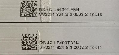 KIT DE LED'S PARA TV LG (9 PIEZAS) / DS-4C-LB490T-YM4 / W2211-824-S-3-0002-S / 2D03266 REV.C / PANEL LC490EGY (SK)(M3) - Imagen 3