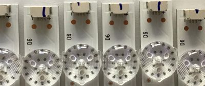 KIT DE LED'S PARA TV PIONEER / JVC ((8 PIEZAS)) / NUMERO DE PARTE CRH-AT58D12003030080696KREV1.1 / 4C-LB580T-XR1 / E479275 / PANEL LVU580CHDX / DISPLAY CV580U1-T01 / MODELOS SI58UR / PLE-58S09UHD - Imagen 2