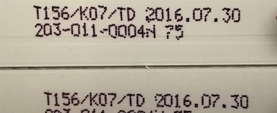 KIT DE LED'S PARA TV POLAROID (2 PIEZAS) / DLED32MXY / DLED32MXY 2X7 0004 / 203/011/0004H / PANEL LC320DXJ(SF)(E1) / MODELO 32GSR3000FC - Imagen 3