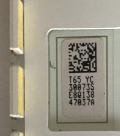 LED PARA MONITOR SAMSUNG (1 PIEZA) / BN96-47037A / E8Q138 / 47037A / PANEL CY-PN315CGLV1F / MODELO LC32JG56QQNXZA FB02 69CM - Imagen 2