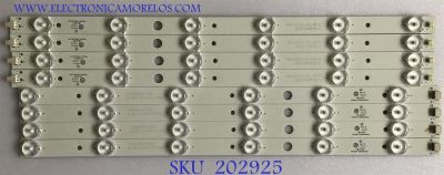KIT DE LED'S PARA TV SIGCUS (8 PIEZAS) / PB12D411173BL042 / G-708-42DH2-L010DI / PANEL TLV4231-03 / MODELO 
