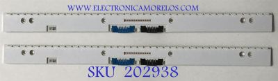 KIT DE LEDS PARA TV SAMSUNG (2 PIEZAS) / BN96-43676A / E4M066 / 43676A / PANEL CY-PM490LSLV2F / MODELO LC49HG90DMNXZA