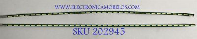 KIT DE LEDS PARA MONITOR LG (2 PIEZAS) / 340MJE REV0.0 / 6916L-2758A / 6916L-2759A / PANEL LM340WW1 (SS)(C1) / MODELO 34WK650-WI.AUSHNPN