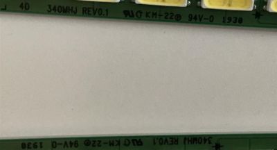 KIT DE LEDS PARA MONITOR LG (2 PIEZAS) / 4H2E22H8YH2D15J1 / 340MHJ REV0.1 / 6916L-2944A / 6916L-2943A / PANEL LM340WW2 (SS)(A1) / MODELO 34UC79G-B.AUSSMPN - Imagen 2