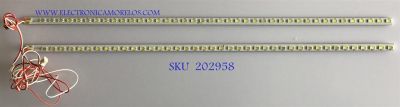 KIT DE LEDS PARA TV RCA (2 PIEZAS) / 8442290100-L / 8442290200-R / PANEL V315B6-L01 / MODELO LED32A30RQ