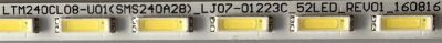 LED PARA MONITOR DELL (1 PIEZA) / BN96-01223C / LTM240CL08-U01 / SMS240A28 / LJ7-1223C_52LED_REV01_160816 / 01223C / PANEL LTM240CL08 / MODELO U2415B - Imagen 3