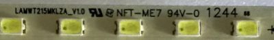 LED PARA TV SAMSUNG (1 PIEZA) / LAMWT215MKZA_V10 / NTF-MR7 / PANEL HT215F01-100 / MODELO UN22F5000AFXZA FP02 - Imagen 2