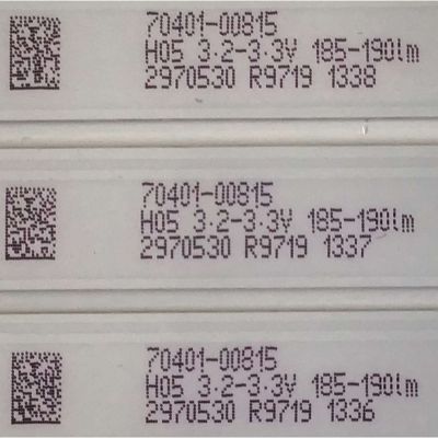 KIT DE LEDS PARA TV VIZIO ORIGINAL 3 PIEZAS / NUMERO DE PARTE 43R332M08A6 / 43R332M08A6 V0 / 43R332M08A6 V1 / 70401-00815 / 2970530 / D230-0000XB3043801 / D230-002PXB3043802 / PANEL BOEI430WU1-H / MODELOS D43FX-F4 / D43FX-F4 LHBFVNMV - Imagen 2