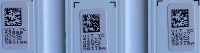 KIT DE LEDS PARA TV SAMSUNG 6 PIEZAS ORIGINALES / NUMERO DE PARTE 50318A / 50317A / LM41-00887A / LM41-00869A / LM41-00888A / LM41-00870A / V0T7-500SMB-R0 / V0T7-500SMA-R0 / PANEL CY-BT050 / MODELOS UN50TU8000FXZA / MAS MODELOS EN DESCRIPCIÓN - Imagen 3