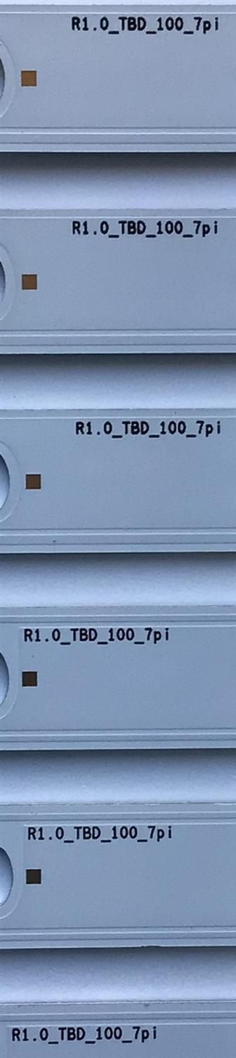 KIT DE LEDS PARA TV SAMSUNG 6 PIEZAS ORIGINALES / NUMERO DE PARTE 50318A / 50317A / LM41-00887A / LM41-00869A / LM41-00888A / LM41-00870A / V0T7-500SMB-R0 / V0T7-500SMA-R0 / PANEL CY-BT050 / MODELOS UN50TU8000FXZA / MAS MODELOS EN DESCRIPCIÓN - Imagen 5